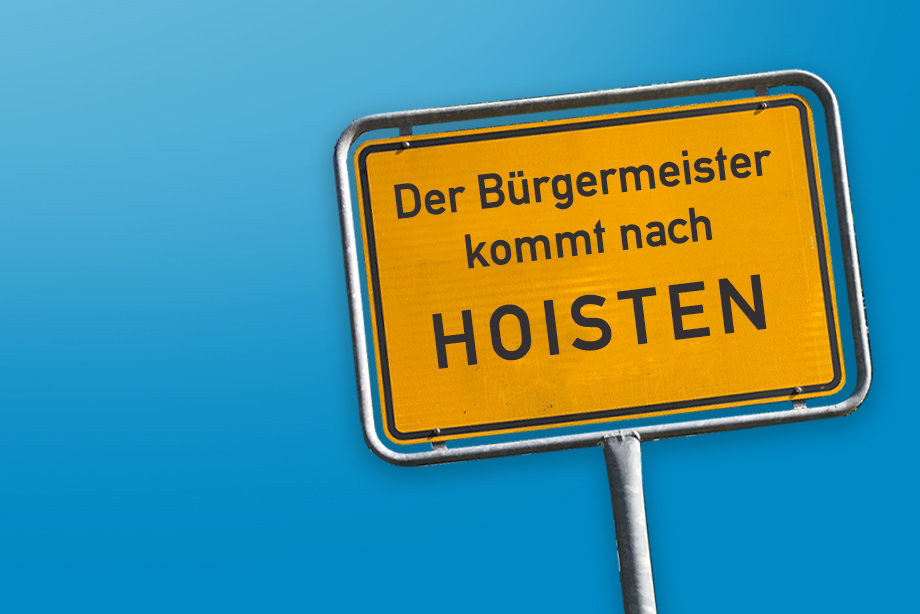 Bürgerfrühstück mit dem Bürgermeister in Hoisten